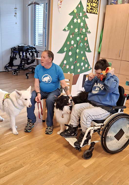 Martin und die Therapiehunde